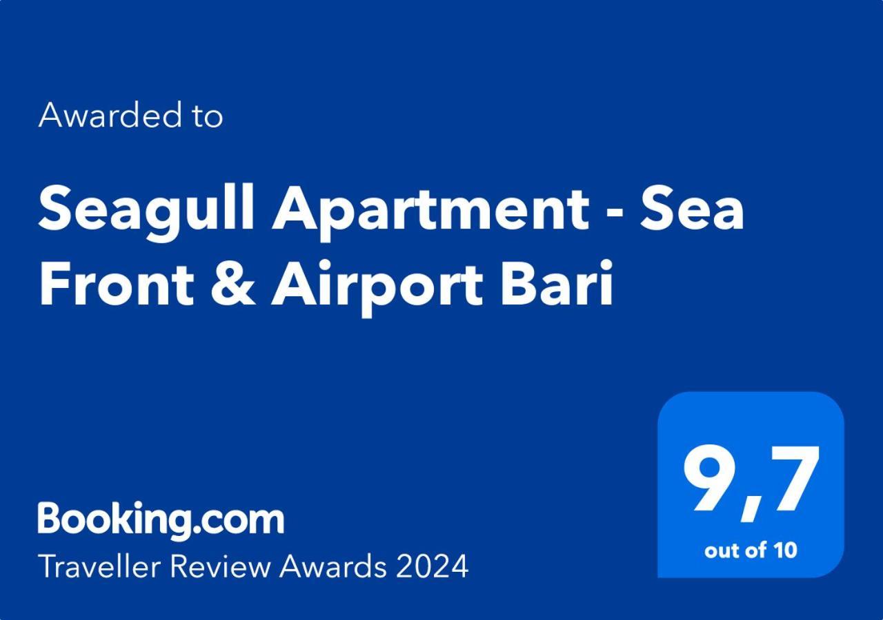 Seagull Apartments - Front And Sea View & Airport Bari Kültér fotó